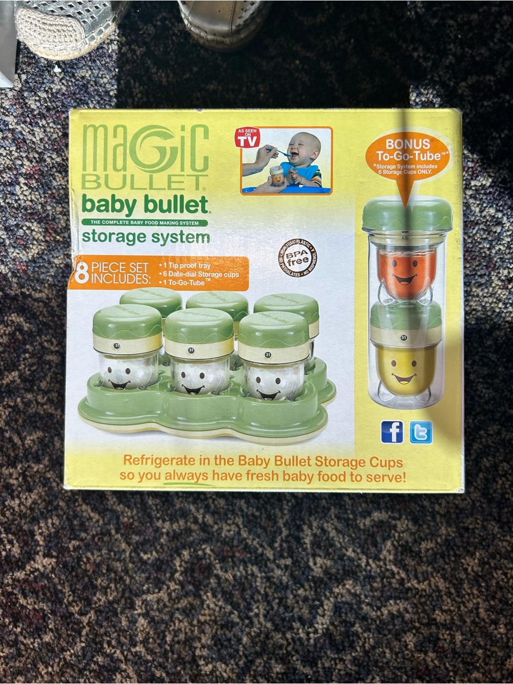 Magic Bullet Baby Bullet Storage System - Green